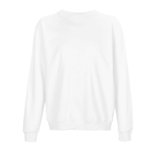 SOL'S unisex környakas pulóver SO03814, White-S női pulóver, kardigán