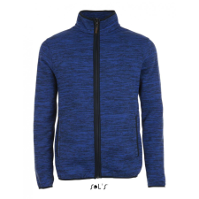 SOL&#039;S Uniszex kabát SOL&#039;S SO01652 Sol&#039;S Turbo - Knitted Fleece Jacket -L, Bugatti Blue/Navy Pro női dzseki, kabát