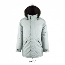 SOL&#039;S Uniszex kabát SOL&#039;S SO02109 Sol&#039;S Robyn - Jacket With padded Lining -3XL, Metal Grey női dzseki, kabát