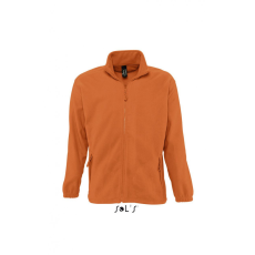 SOL'S Uniszex kabát SOL'S SO55000 Sol'S north Men - Zipped Fleece Jacket -2XL, Orange