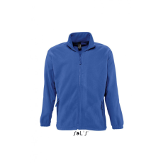 SOL'S Uniszex kabát SOL'S SO55000 Sol'S north Men - Zipped Fleece Jacket -3XL, Royal Blue