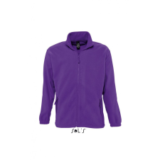 SOL&#039;S Uniszex kabát SOL&#039;S SO55000 Sol&#039;S north Men - Zipped Fleece Jacket -L, Dark Purple női dzseki, kabát