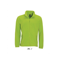 SOL&#039;S Uniszex kabát SOL&#039;S SO55000 Sol&#039;S north Men - Zipped Fleece Jacket -M, Lime női dzseki, kabát
