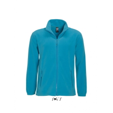 SOL'S Uniszex kabát SOL'S SO55000 Sol'S north Men - Zipped Fleece Jacket -S, Aqua