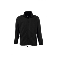 SOL&#039;S Uniszex kabát SOL&#039;S SO55000 Sol&#039;S north Men - Zipped Fleece Jacket -S, Black női dzseki, kabát
