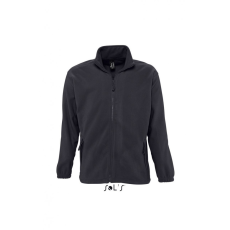 SOL'S Uniszex kabát SOL'S SO55000 Sol'S north Men - Zipped Fleece Jacket -XL, Charcoal Grey
