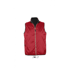 SOL'S Uniszex mellény SOL'S SO44001 Sol'S Winner - Contrasted Reversible Bodywarmer -L, Red