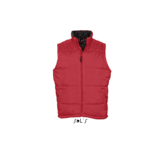 SOL&#039;S Uniszex mellény SOL&#039;S SO44002 Sol&#039;S Warm - Quilted Bodywarmer -4XL, Red férfi mellény