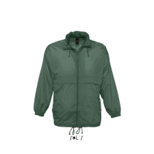 SOL'S vízálló, kapucnis széldzseki SO32000, Forest Green-M férfi kabát, dzseki