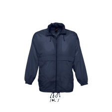 SOL&#039;S vízálló, kapucnis széldzseki SO32000, Navy-XL férfi kabát, dzseki