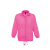 SOL'S vízálló, kapucnis széldzseki SO32000, Neon Pink 2-XS