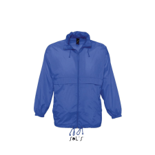 SOL&#039;S vízálló, kapucnis széldzseki SO32000, Royal Blue-XS férfi kabát, dzseki