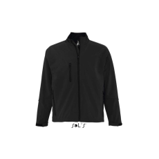  SOL&- 039;S RELAX vastag 3 rétegű férfi softshell dzseki SO46600, Black-3XL