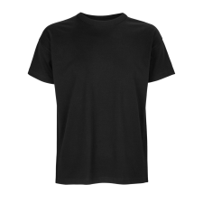 SOL'S Boxy Men's oversized póló (deep black, M) munkaruha