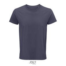 SOL'S Crusader Men - környakas testhezálló jersey póló (mouse grey, 2XL)