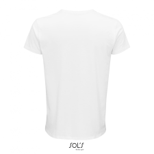 SOL'S Crusader Men - környakas testhezálló jersey póló (white, 2XL) munkaruha