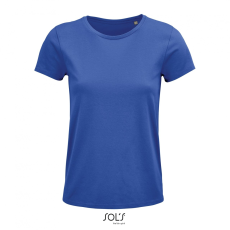 SOL'S Crusader Women - környakas testhezálló jersey póló (royal kék, XL)