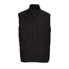 SOL'S Falcon BW Men - softshell mellény (black, 3XL) munkaruha