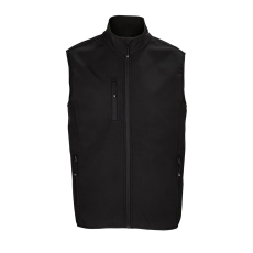 SOL'S Falcon BW Men - softshell mellény (black, M)