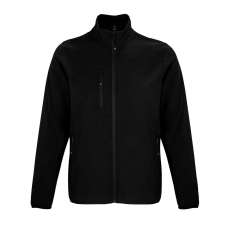 SOL'S Falcon Men - softshell zipzáros dzseki (black, 3XL)