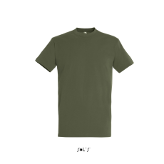 SOL'S Imperial- férfi környakú póló (dark khaki, M)