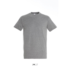SOL'S Imperial- férfi környakú póló (grey melange, 4XL)