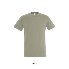 SOL'S Imperial- férfi környakú póló (khaki, XL) munkaruha