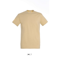 SOL'S Imperial- férfi környakú póló (sand, XL) munkaruha
