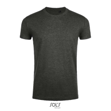SOL'S Imperial Fit - férfi környakú testhezálló póló (charcoal melange, XL)
