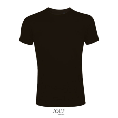 SOL'S Imperial Fit - férfi környakú testhezálló póló (deep black, 2XL)