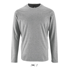 SOL'S Imperial LSL Men - hosszú ujjú póló (grey melange, L)