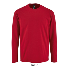 SOL'S Imperial LSL Men - hosszú ujjú póló (red, 3XL)
