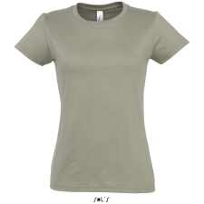 SOL'S Imperial Women - környakú póló (khaki, M) munkaruha