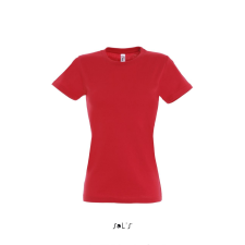 SOL'S Imperial Women - környakú póló (red, L) munkaruha