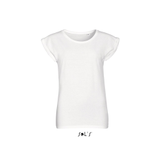 SOL'S Melba Women - környakú póló (white, S)