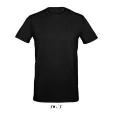 SOL'S Millenium Men - környakú póló (deep black, 2XL) munkaruha