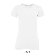 SOL'S Millenium Women - környakú póló (white, M) munkaruha