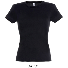 SOL'S - Miss női póló (deep black, L) munkaruha