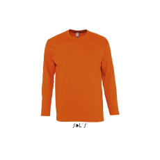 SOL'S Monarch - férfi környakú hosszú ujjú póló (orange, 2XL)