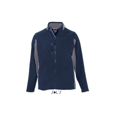 SOL'S Nordic - férfi kétszínű zipzáros gyapjú dzseki (navy, 2XL)