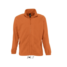 SOL'S North 100% Poliészter Unisex Zipp-Záras Pulóver (orange, 5XL)