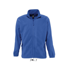SOL'S North 100% Poliészter Unisex Zipp-Záras Pulóver (royal, 4XL)