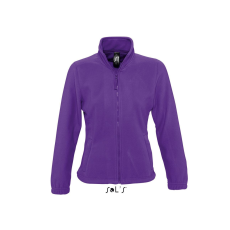 SOL'S North Women - zipzáros gyapjú dzseki (dark purple, 2XL)