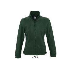 SOL'S North Women - zipzáros gyapjú dzseki (fir green, L) női pulóver, kardigán
