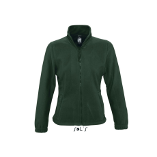 SOL'S North Women - zipzáros gyapjú dzseki (fir green, M)