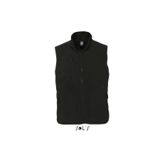 SOL'S Norway - unisex gyapjú mellény (black, 2XL) munkaruha