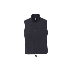 SOL'S Norway - unisex gyapjú mellény (charcoal, L) munkaruha