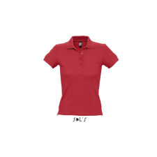 SOL'S People - női póló (red, L) munkaruha