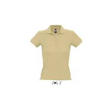 SOL'S People - női póló (sand, 2XL) munkaruha