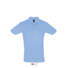 SOL'S Perfect Men - galléros póló (égkék, 3XL)